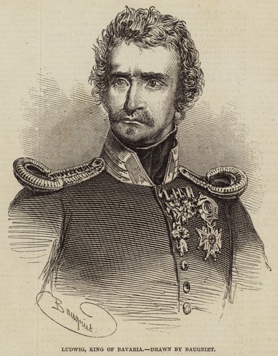 Ludwig, roi de Bavière - Charles Baugniet